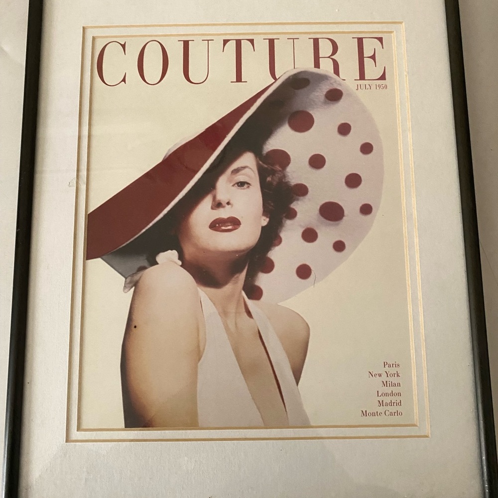 Couture Magazine wall print
